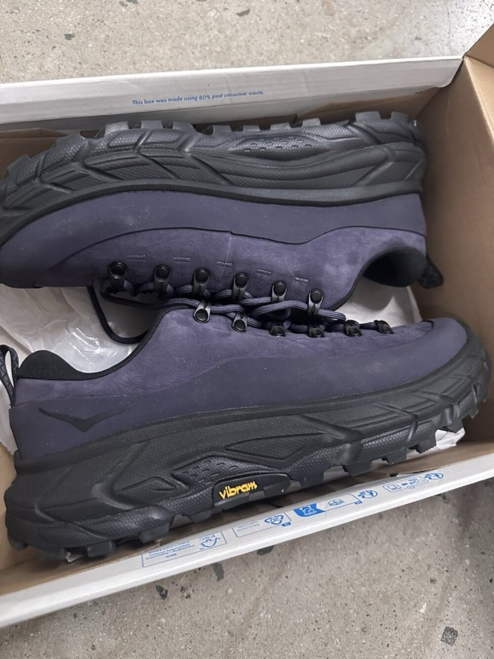 HOKA U Tor Summit Sneakers Squid Ink Dark Blue - Picture 5 of 12